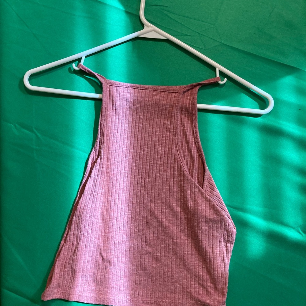 Women's Pink Charlotte Russe Sleeveless Top